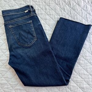 MOTHER Insider Crop Step Fray